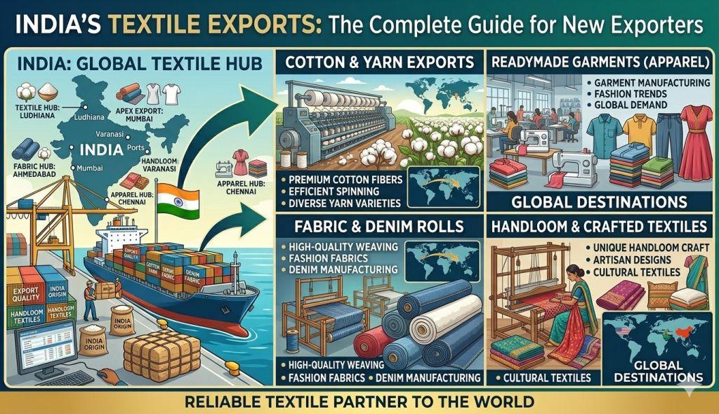 India's Textile Exports: The Complete Guide for New Exporters