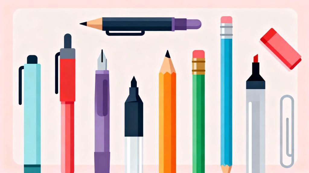 Pens, Pencils & Markers