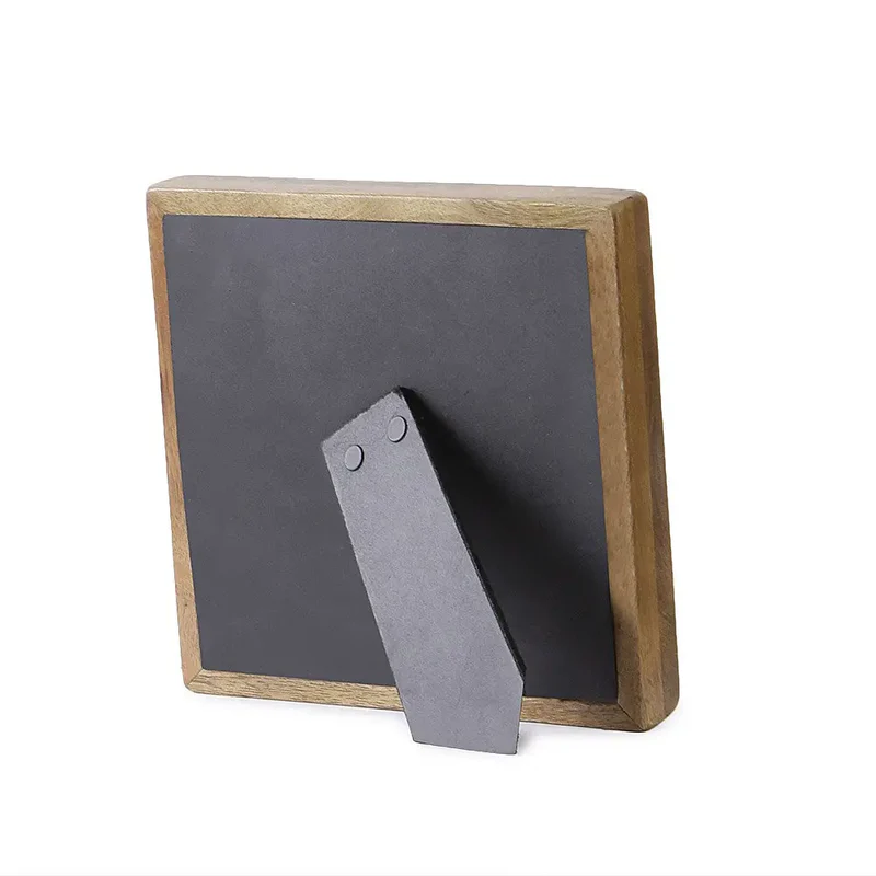 Wooden Square Table Clock