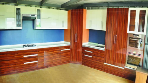 Wood Modular Kitchen Furniture