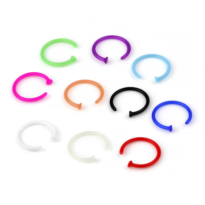 Acrylic Nose Ring Neon Color Bulk Supplier