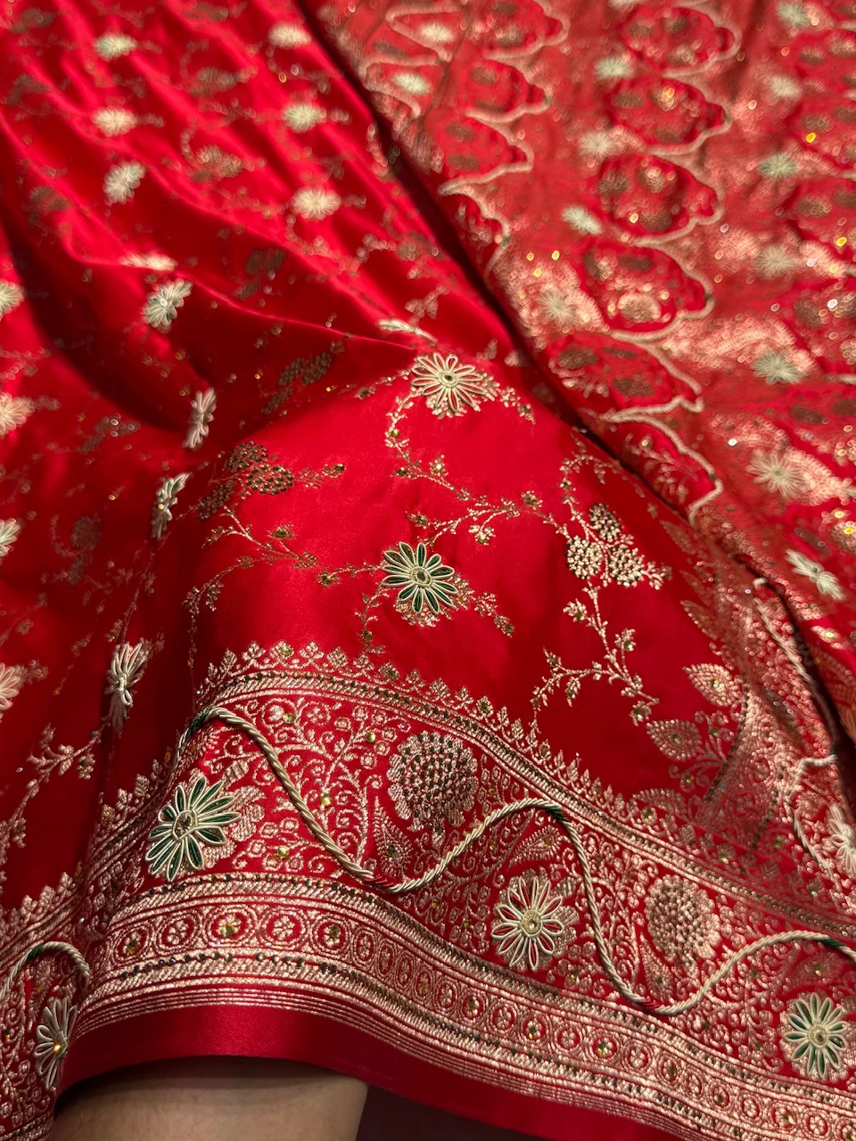 Banarasi Zari Work Bridal Saree Wedding Supplier