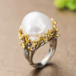 Baroque Pearl Ring