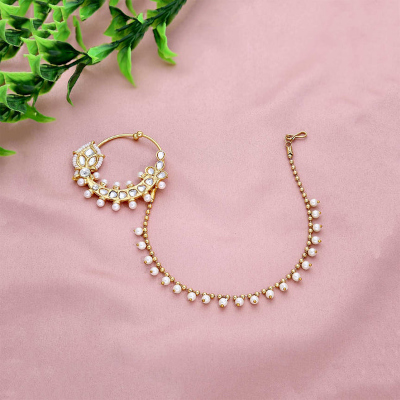 Bridal Set with Nose Ring Nath Wedding Jewelry Supplier Export