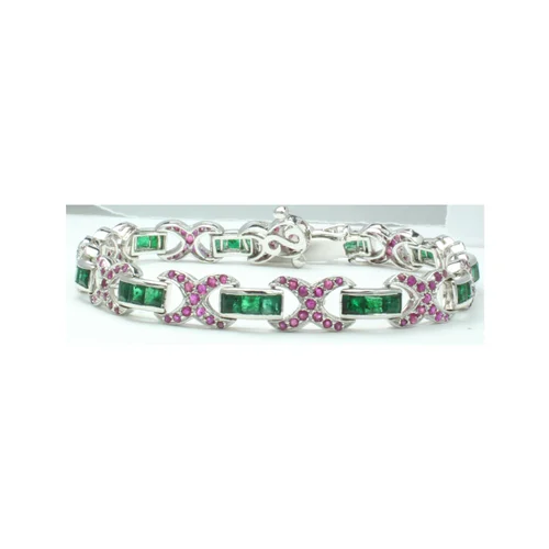 Emerald Ruby Sapphire Bracelets Precious Stone Jewelry Supplier