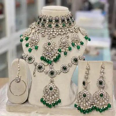 Export Quality Bridal Jewelry Set Bulk Wedding Supplier Global