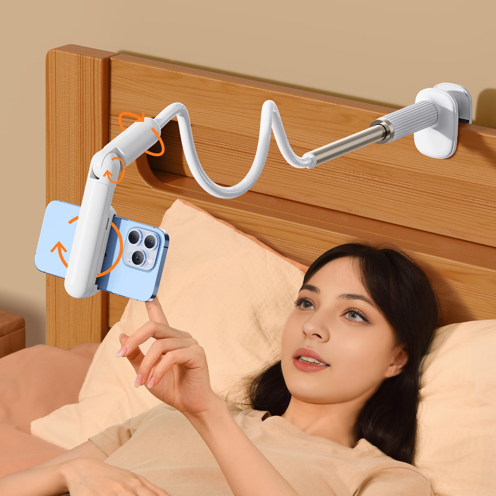 Flexible Arm Bed and Lazy Phone Holders