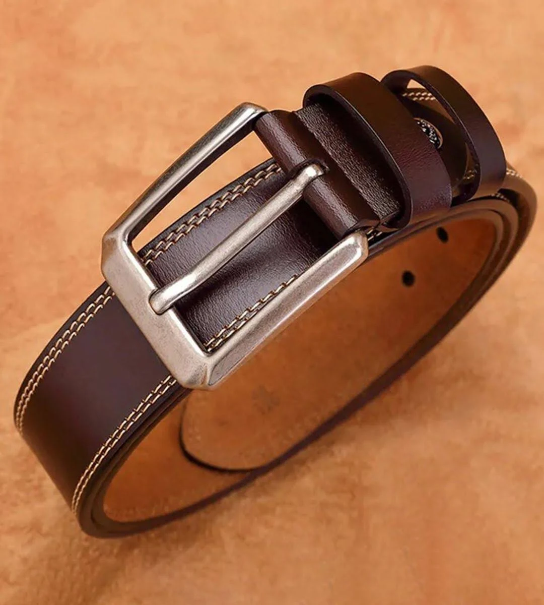 Full Grain Leather Belt Mens Premium Durable Formal Belt Supplier