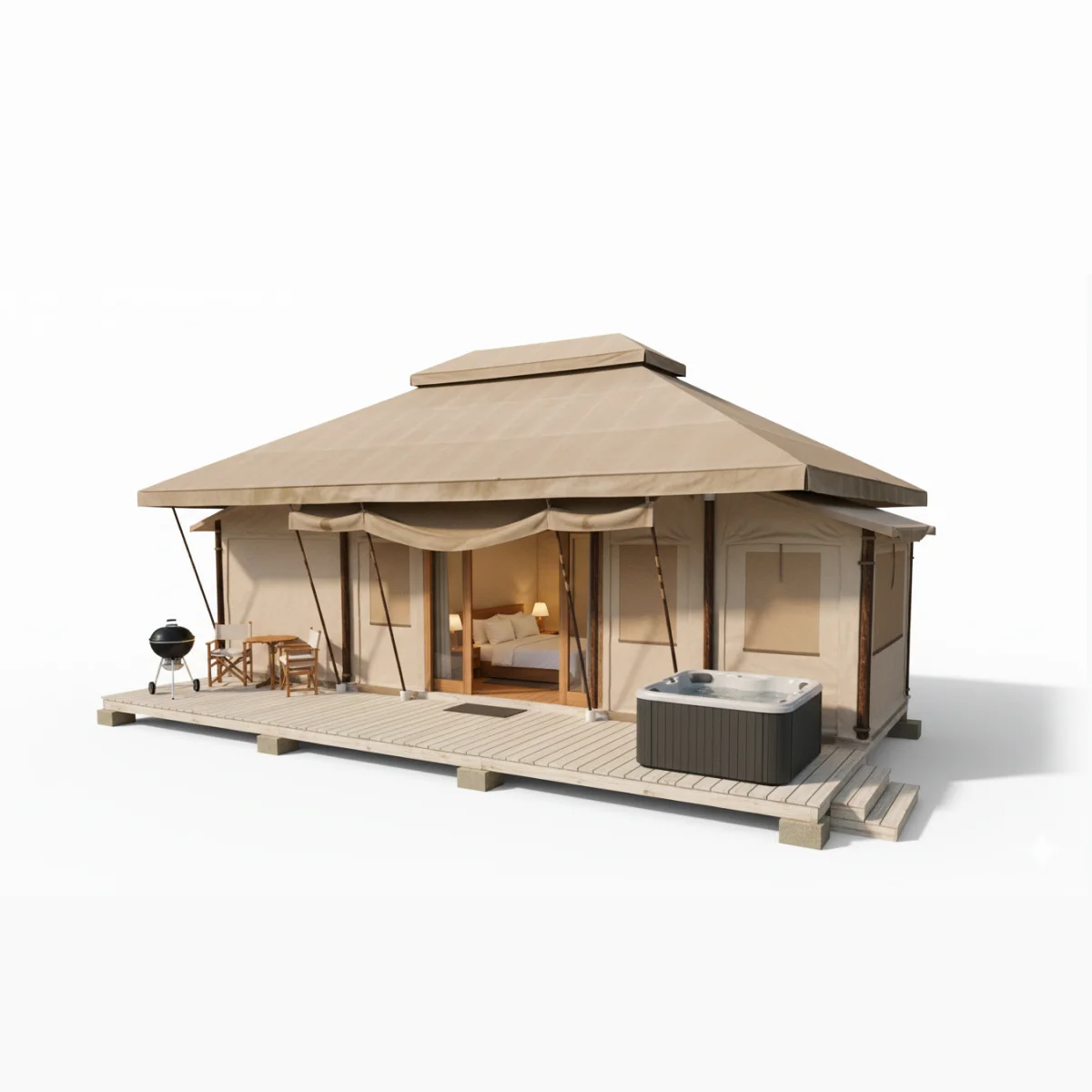 Glamping and Luxury Resort Tents