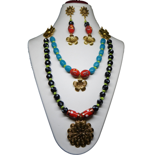 Glass Beads Necklace 8mm Polished Premium Supplier