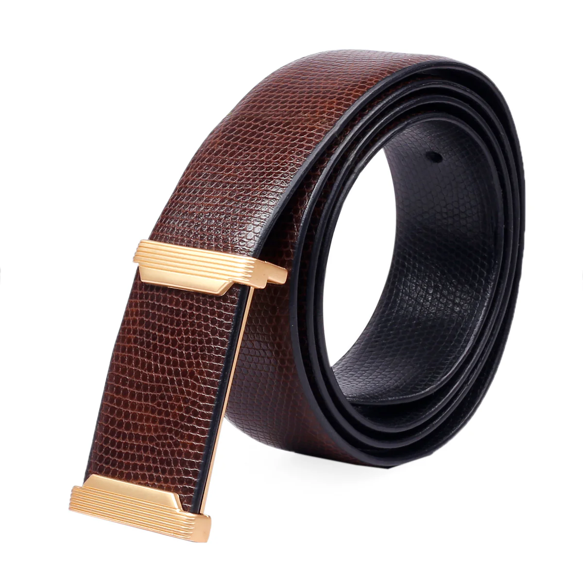 Glossy Finish Leather Belt Designer Fashion Belt Supplier