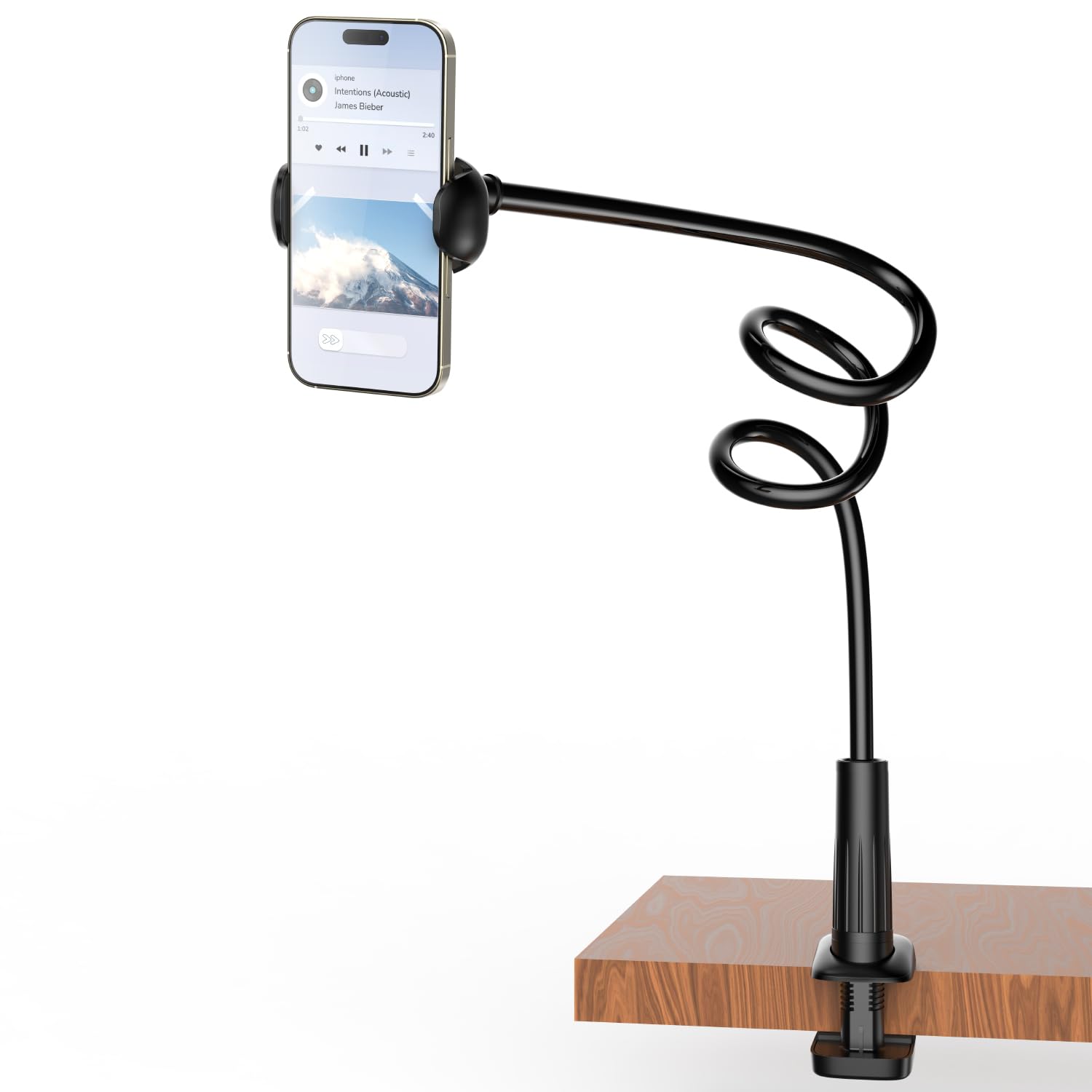 Gooseneck Desk Phone Holders