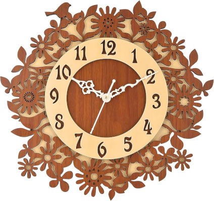 Handcrafted Wooden Wall Clock