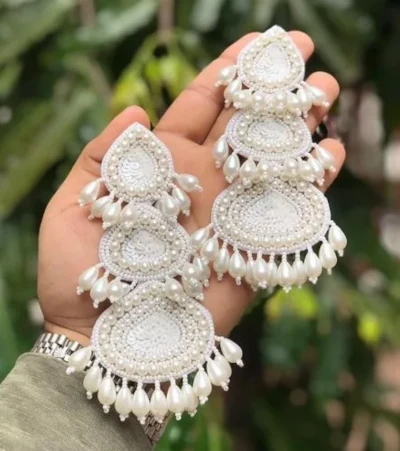 Handmade Pearl Earrings