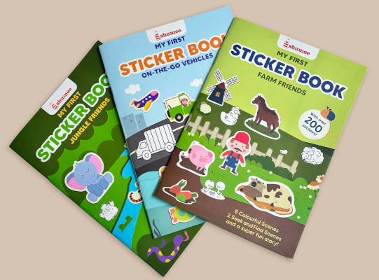 Interactive Story Book with Stickers
