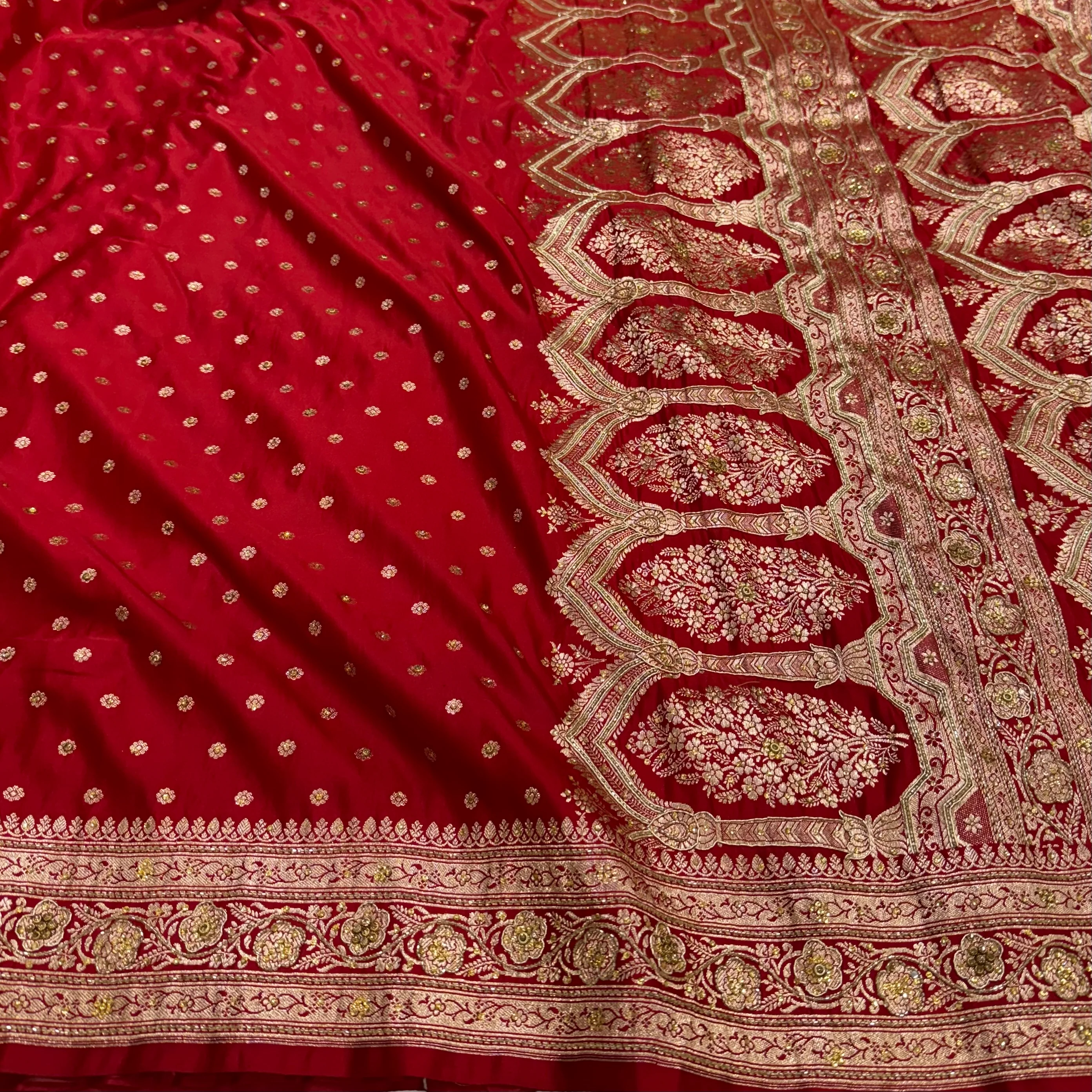 Katan Silk Bridal Saree Traditional Wedding Supplier