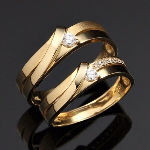 Matching Gold Ring Sets Manufacturer India Wedding Jewelry Export Supplier