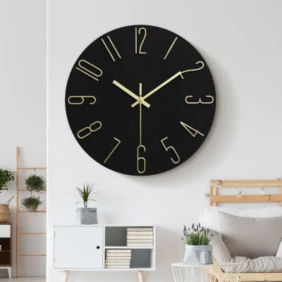 Minimalist Plastic Wall Clock for Modern Interiors
