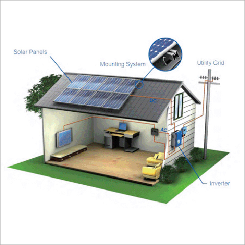Off Grid Solar Power System Rural Electrification Unit