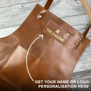 Personalized Leather Aprons