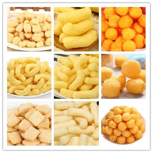 Puffed Corn Extruded Snacks Bulk Export