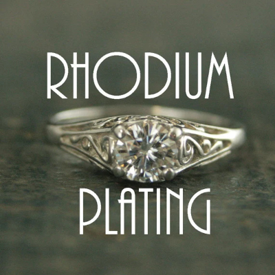 Rhodium Plated Jewelry Manufacturer Tarnish Resistant Custom Supplier