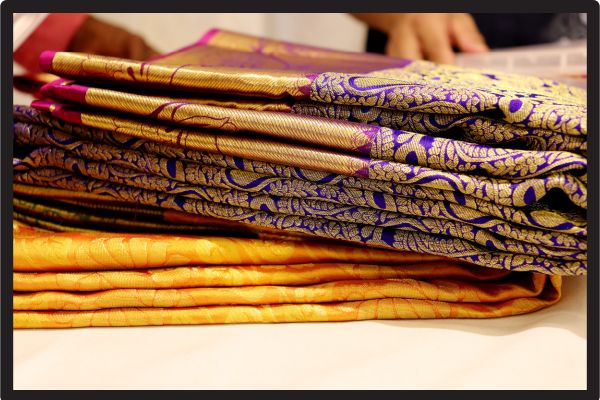 Verified Exporter: Authentic Banarasi Silk Saree Material - Request Bulk Catalog