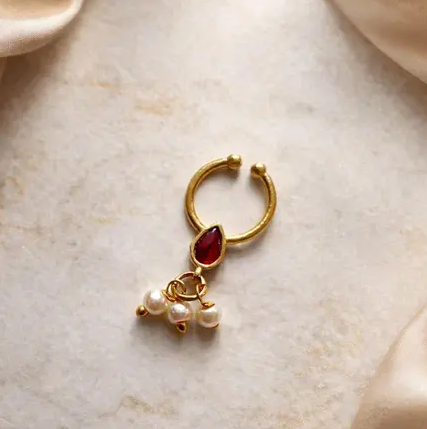 South Indian Nose Ring Pearl Bridal Supplier