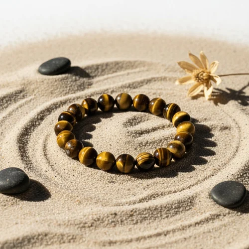 Tiger Eye Beaded Bracelet 10mm Polished Stone Supplier