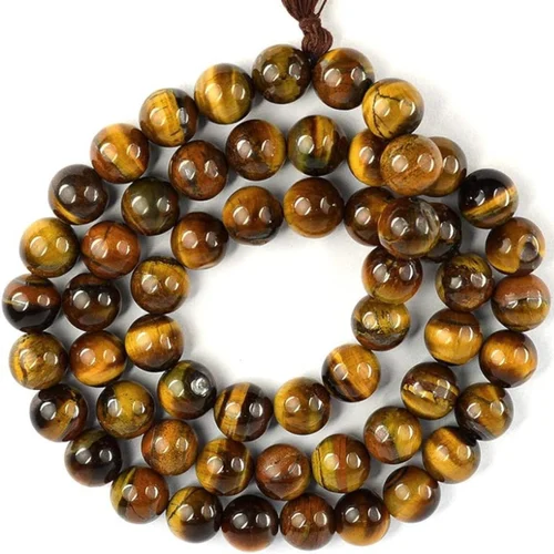Tiger Eye Beads Necklace 8mm Polished Stone Supplier