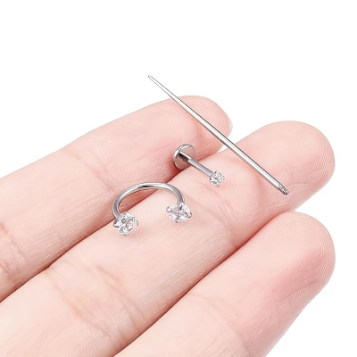 Titanium Nose Stud 20G Polished Hypoallergenic Supplier