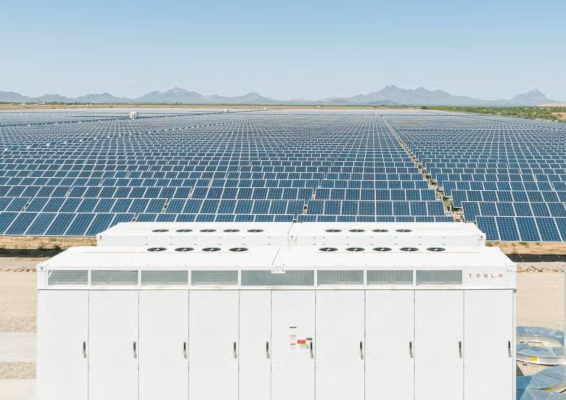 Utility Scale Solar Battery Storage Project System