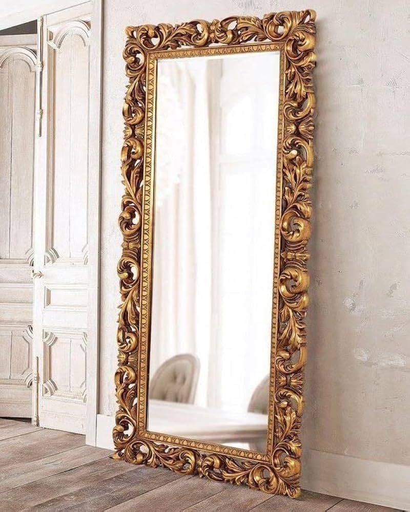 Vintage Mirrors with Wooden Frames