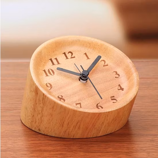 Wooden Desk Clock