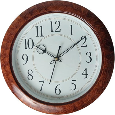 Wooden Wall Clock with Quartz Movement
